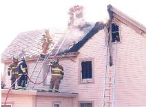 Mutual aid response to a chimney fire in Cape May Court House off Route 47