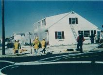 A structure fire located at the corner of 92/3 in the 1970's