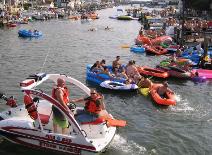 Not all calls appear to be bad calls. Marine response to Avalon's Annual Flotilla event in July 2005.