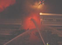Four lines of suppression on the Windward Harbor fire in 2003